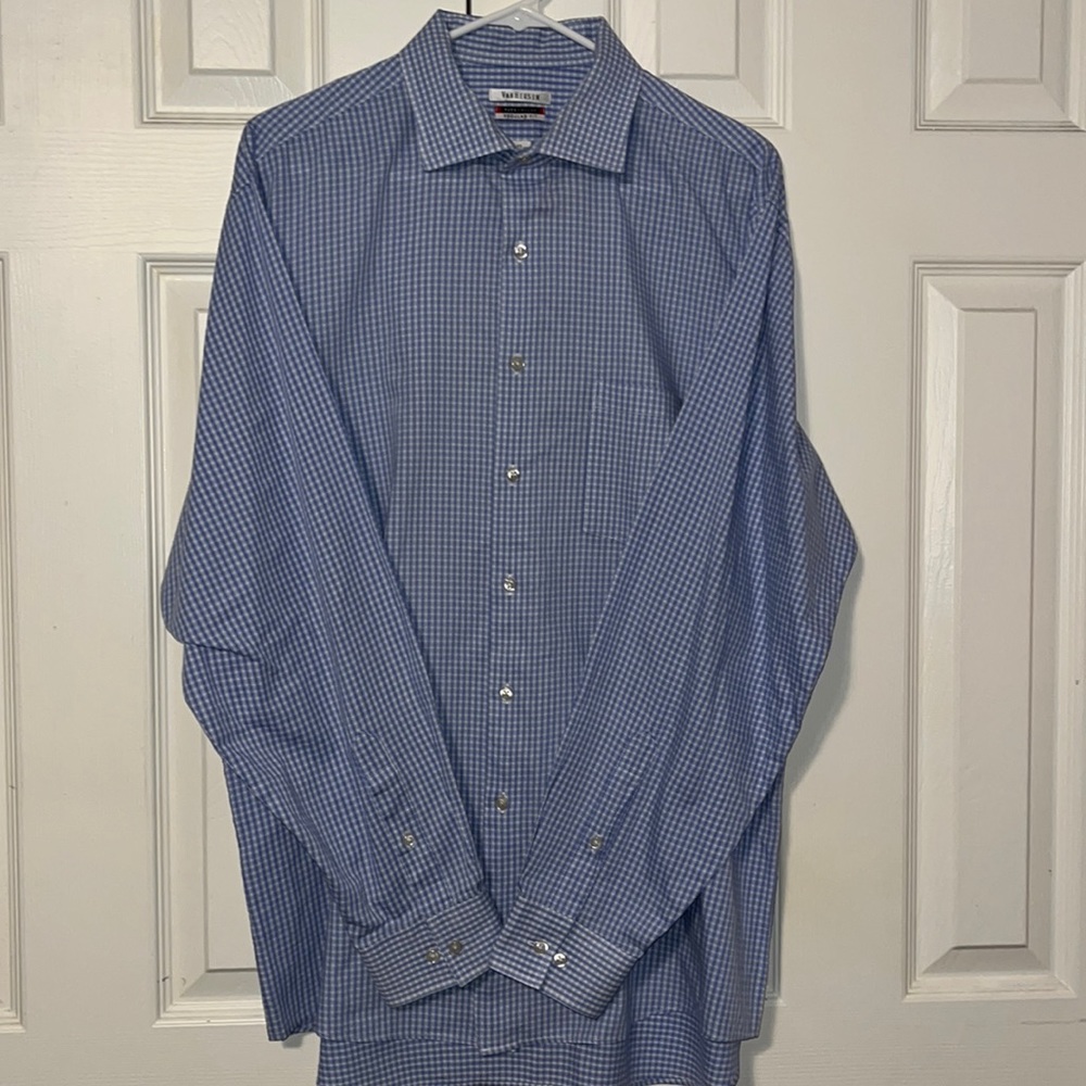 Men’s Van Heusen Plaid Button Down Shirt